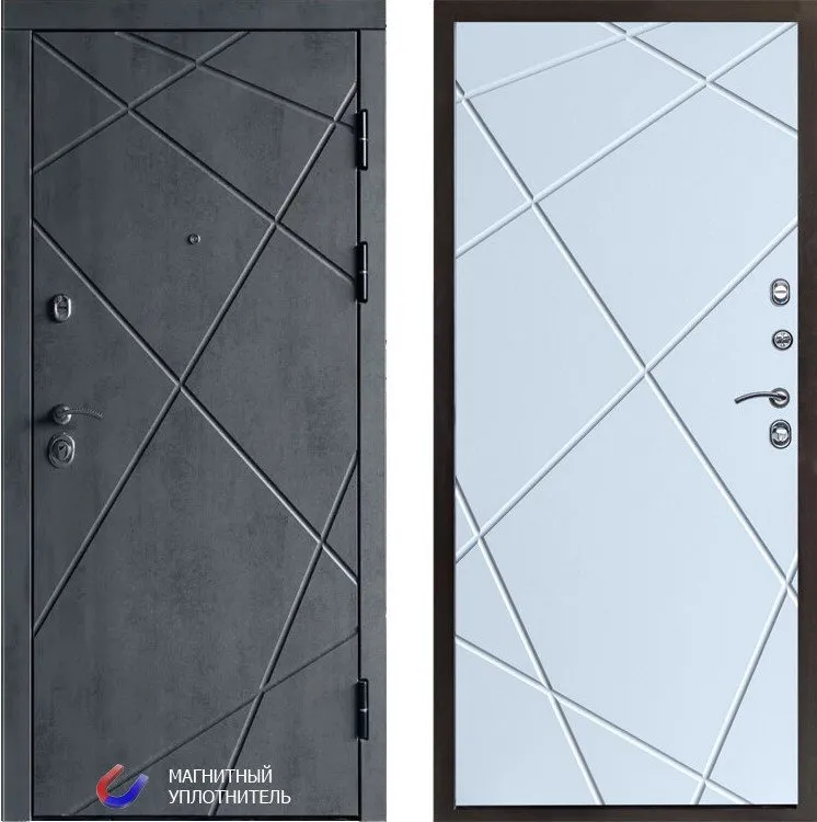 Фото Дверь Термо Доор ЛУЧИ БЕТОН(Квартира) DIS006288